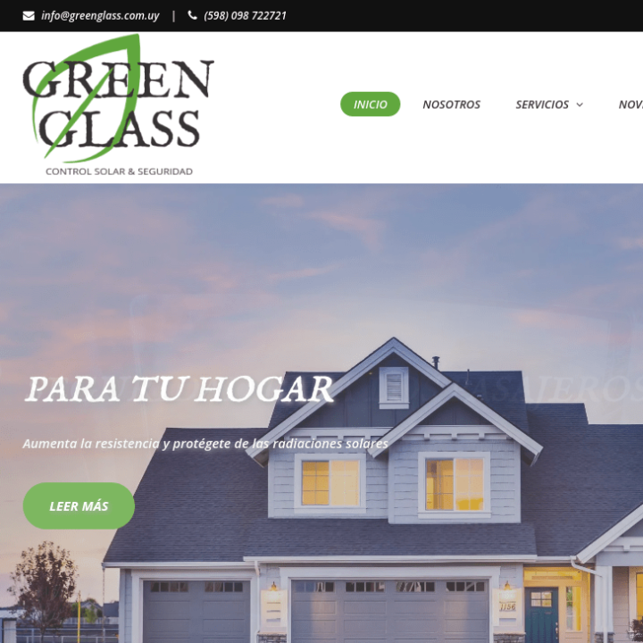 green glass website